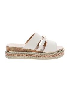 Alviero Martini sandalo platform con accessorio